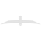 Ekena Millwork Bellingham Architectural Grade PVC Gable Bracket, 96"W x 20"H x 2"D x 6"F, 5/12 Pitch GBP096X20X0206BEL00 - alternate 4
